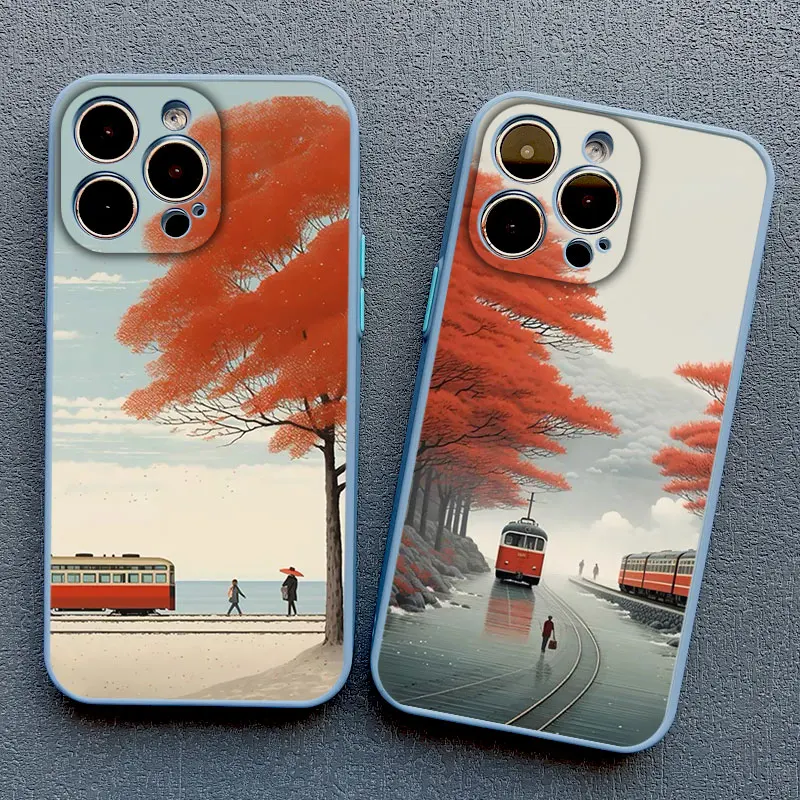 Autumn Maple Leaf Scenery Fall Phone Case