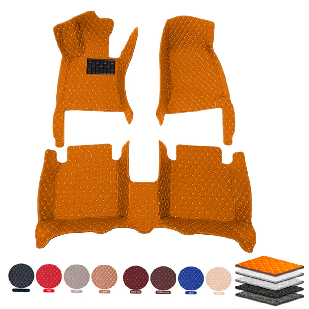 

Custom Car Floor Mats Leather For NISSAN Armada XTERRA Altima Juke Cube Frontier Fuga GTR Interior Accessories Protection Mats