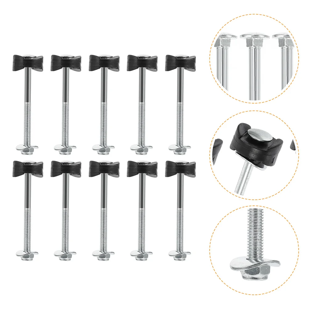 

10 Pcs Trampoline Screws Professional Parts Component Major Tools Fixing for Iron Supplies Long Child Anchors