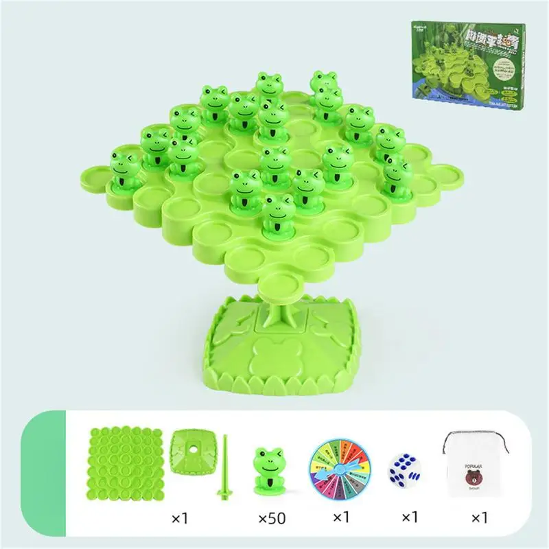 Montessori Math Toy Frog Balance Game Kids Number Learning Counting Educational Wooden Balancing Toy Preschool STEM Gift educational toys math toys