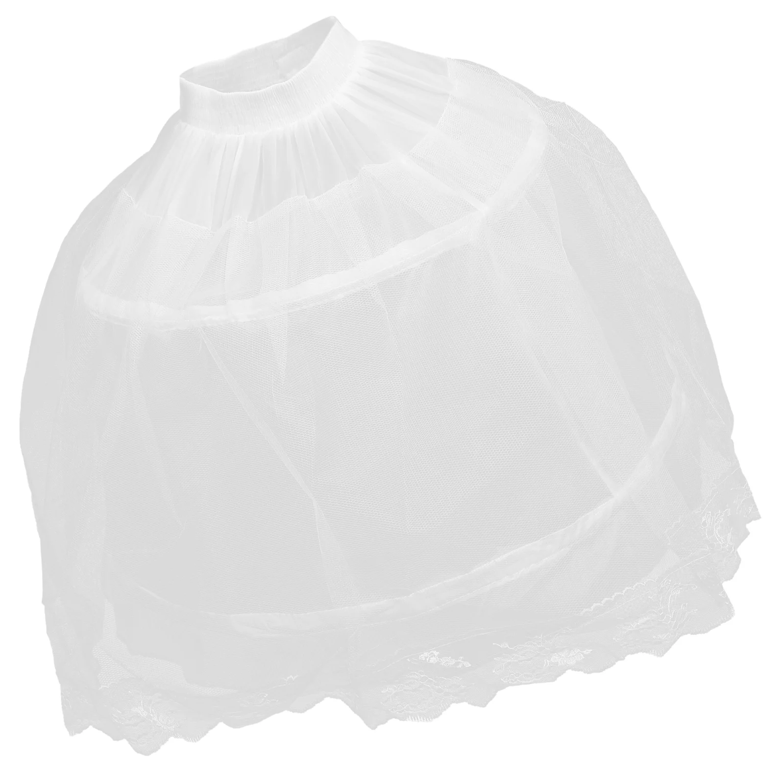 Kid Petticoat Skirt Children's Panniers Gowns for Women Formal Outfit Dress Brace