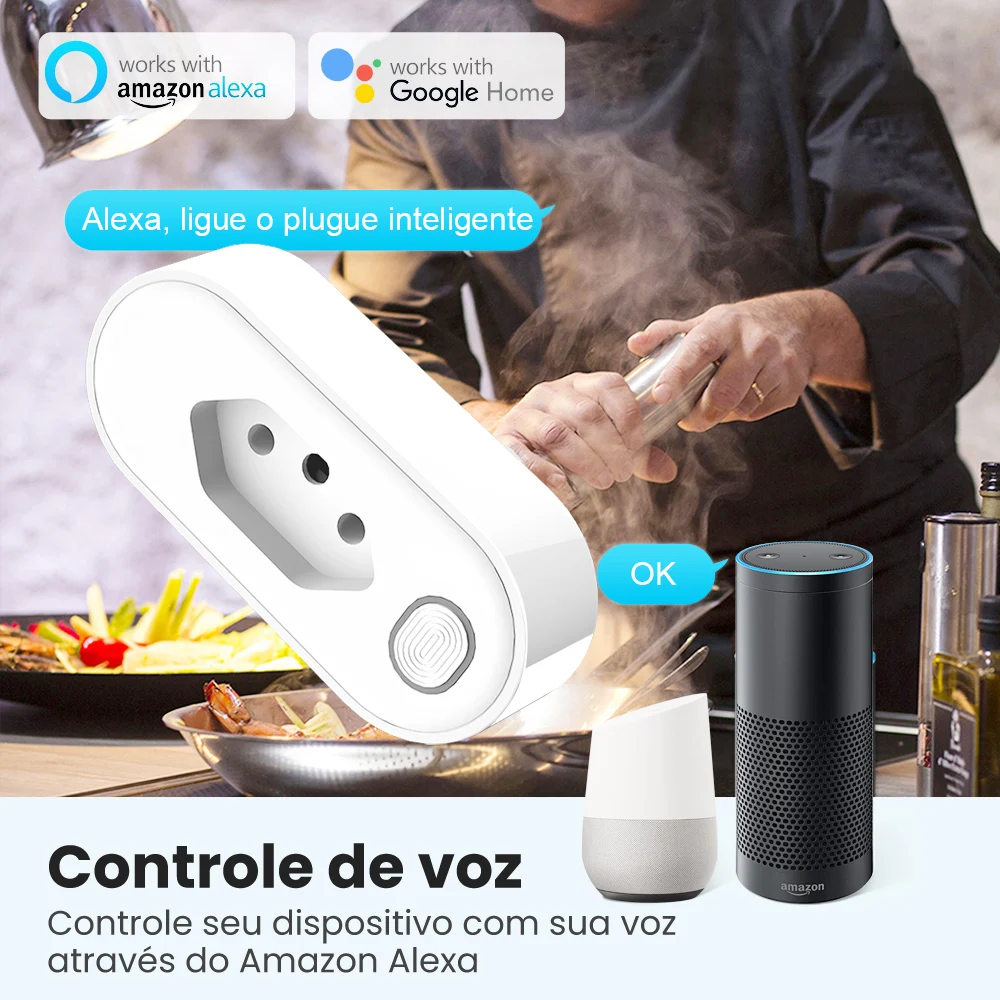 AVATTO-Tuya WiFi Zigbee Plug Inteligente, Aplicativo Padrão