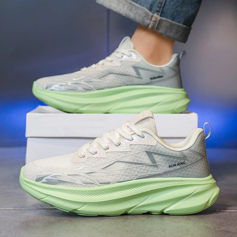 Men's Casual, Comfortable and Fashionable Sneakers - Fabric Lining, Durable, Non-Slip Outer Soles, Suitable for Running, Fitness and Casual Clothing, Daily Wear, Outdoor Sports