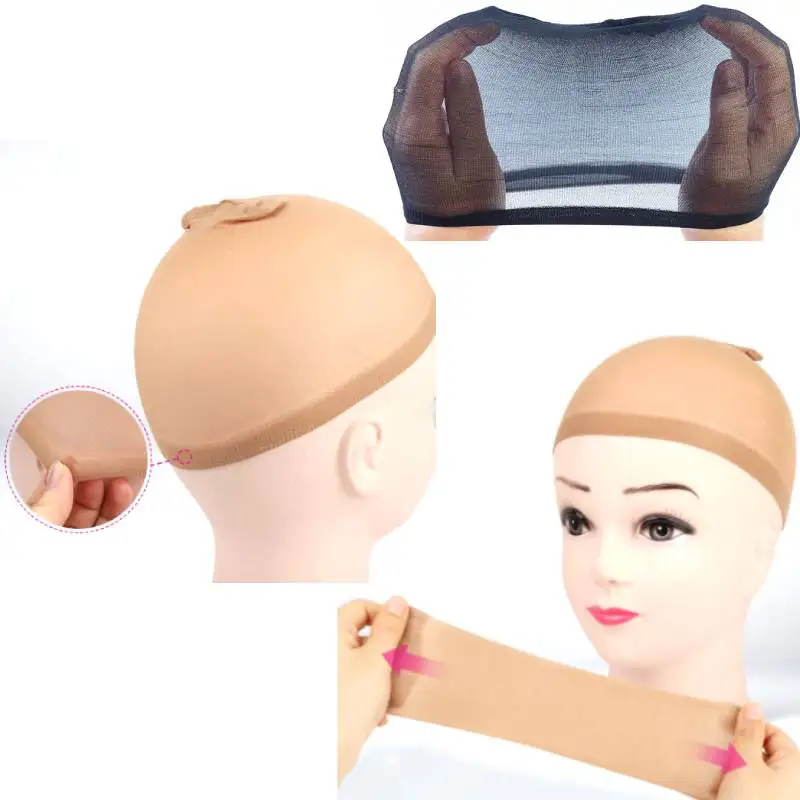 5Pcs Hair Net Invisible Wigs Cap Dome Caps For Wig Making Wig Cap For Wearing Under Wigs Mesh For Hair Hairnets Wig Net