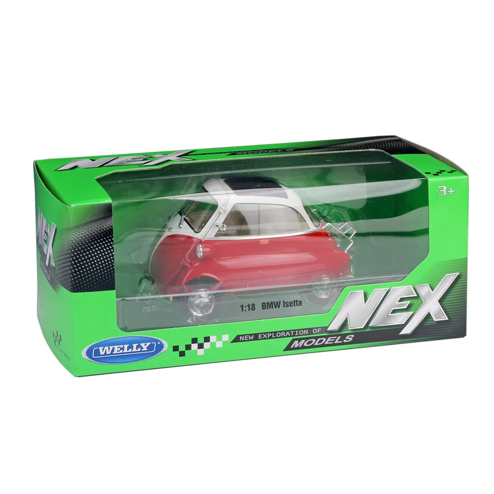 Welly 1:18 Bmw Isetta Alloy Car Model Diecasts & Toy Vehicles