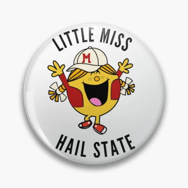 Lil Miss Hail State Soft Button Pin Cartoon Women Jewelry Badge Lapel Pin  Clothes Lover Creative Collar Metal Funny Fashion