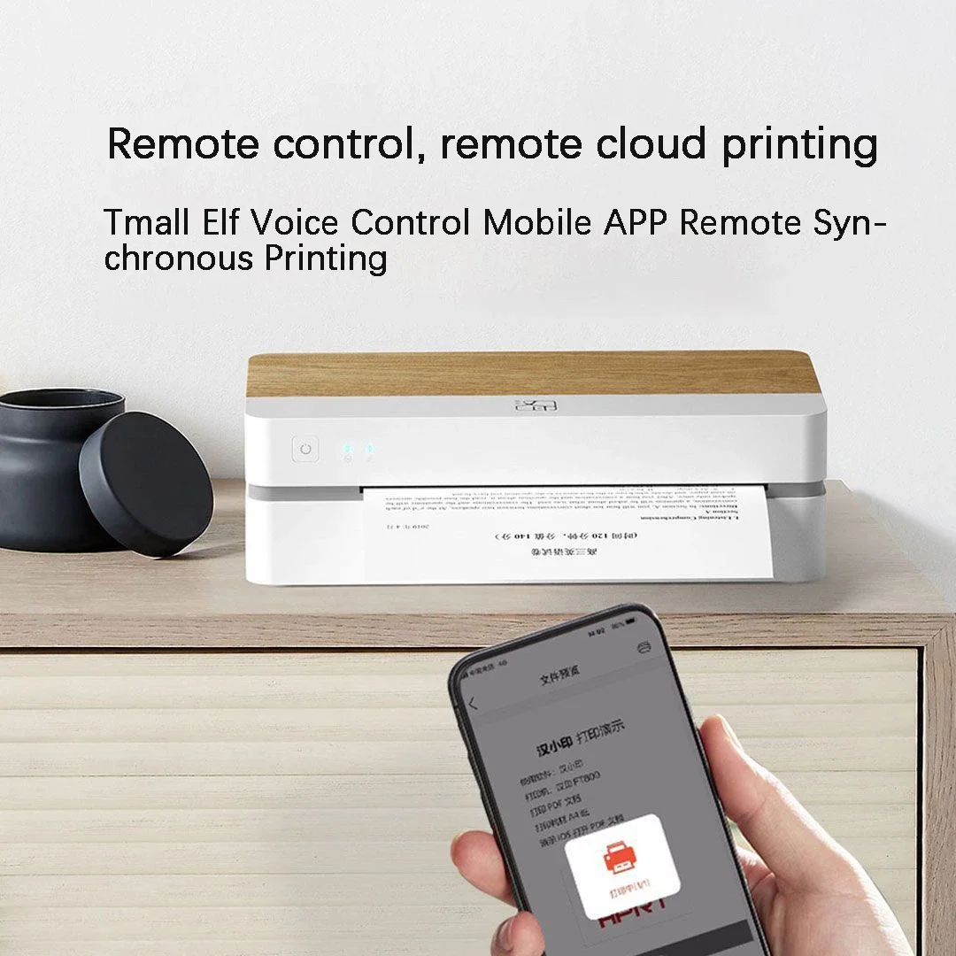 GlowMartSmall Printer HPRT FT800 A4 Portable Wireless Impresora Portatil Mini Hand Thermal Pocket Printer Machine
