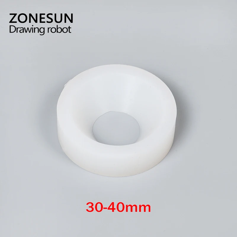 Cap screwing chuck bottle cap adoptor of capping machine silicone capping chuck 10-50mm anti-wear perfume bottle capping tool