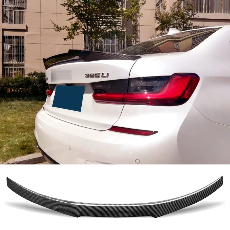 

Spoiler for BMW 3 Series G20 Carbon Fiber 2020 2021 2022 Year Rear Ducktail Wing Trunk M4 Style Decoration Accessories