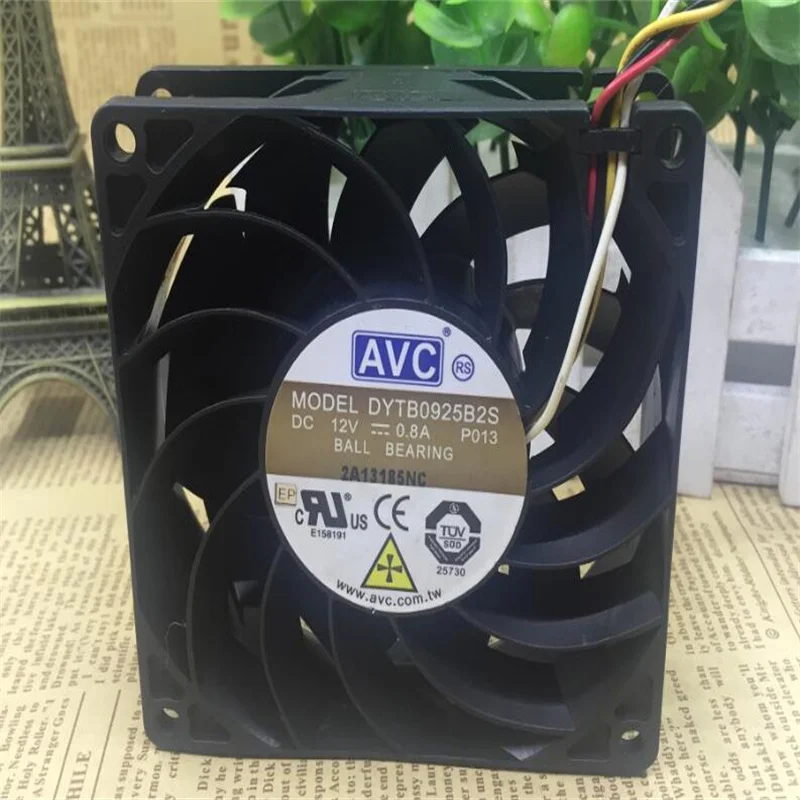 

Оригинальный AVC DYTB0925B2S 12 В 9025 а четырехпроводный 9 см объемный охлаждающий вентилятор