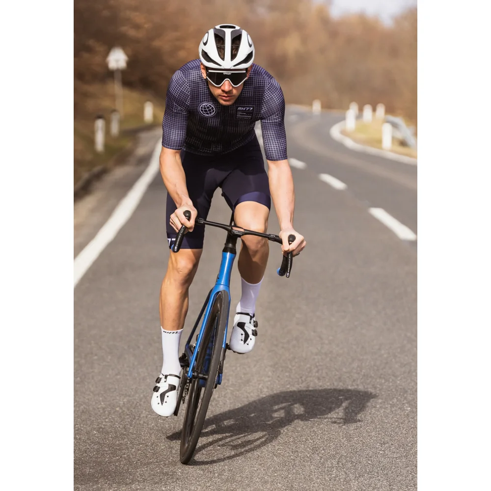 RH77 Sportwear Cyclilng Short Sleeve Jersey Quick Dry Breathable Lightweight Bicycle Shirt Maillot Ciclismo Hombre high quality