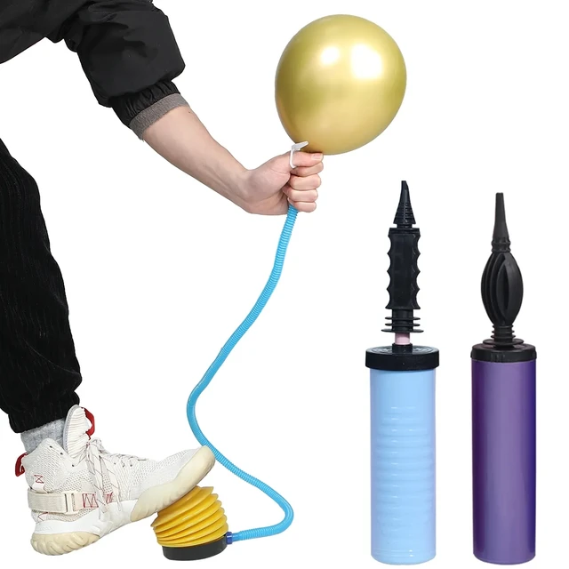 Pompe à ballons, accessoires de ballons, gonfleur de ballons, pompe à Air à poussée manuelle, outils de décoration pour mariage, saint-valentin, fête d'anniversaire 3