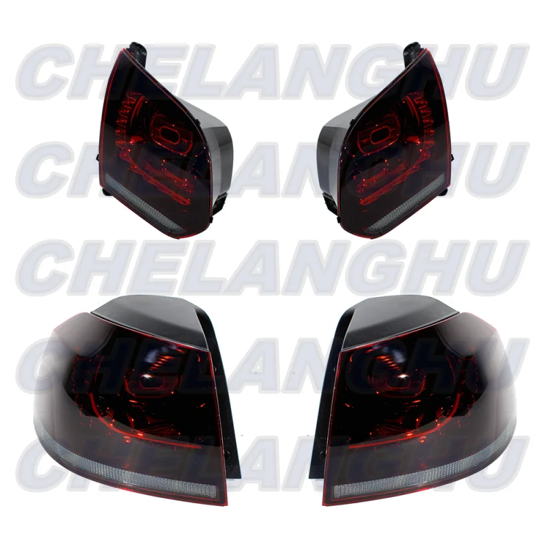 Led Stromende Achterlichten Voor Vw Golf 6 Mk6 2009 2011 2012 2013 1 Set Donkerrood Achterlicht Positie Licht Auto Accessoires