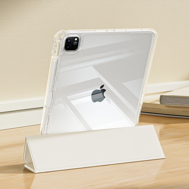 With Pencil Holder Case for iPad Pro 11 2024 A2836 M4 Pro 13 Air