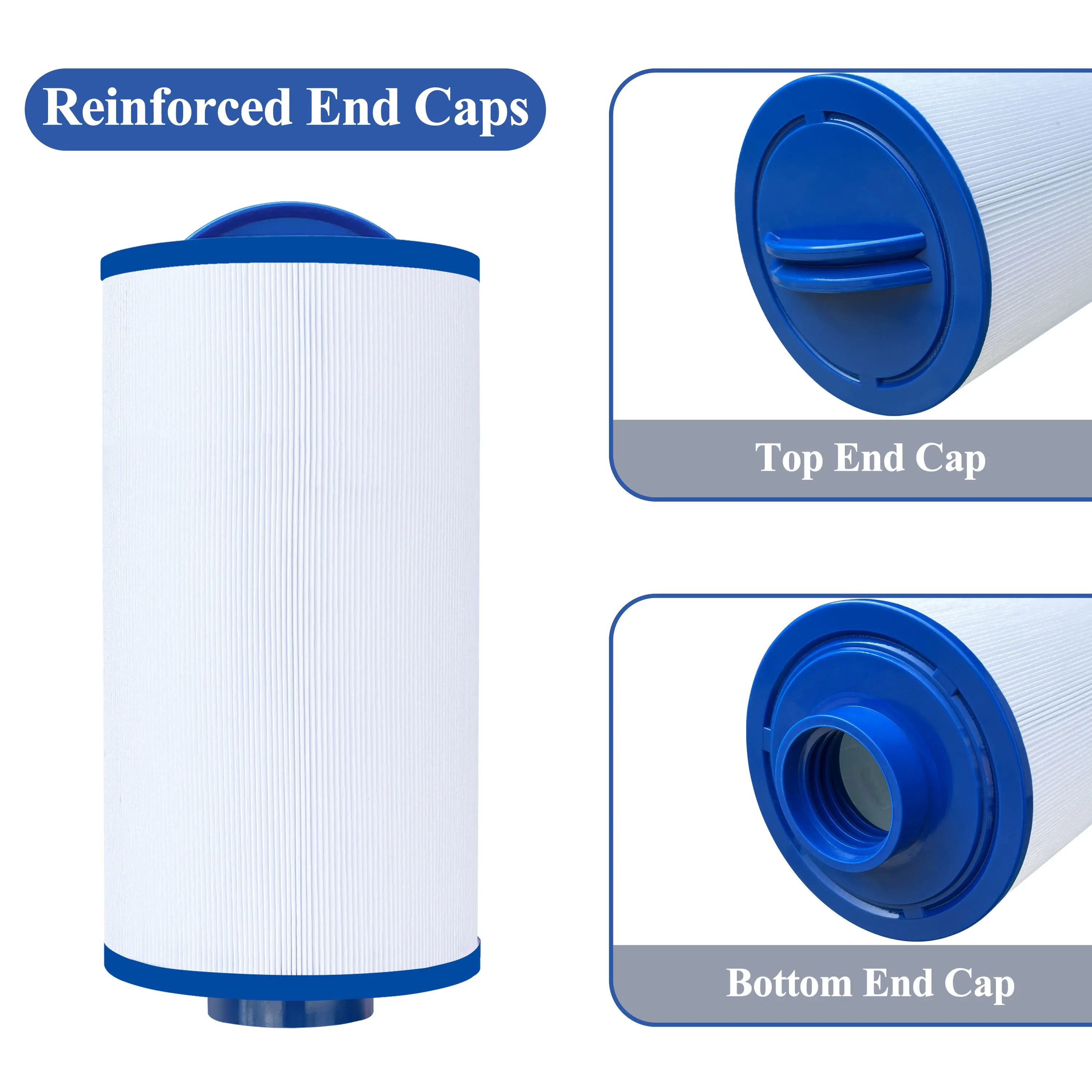 Cryspool Spa Filter Replacement for Unicel 4ch-935, PWW35L, 817-4035, Waterway 35 sq. ft. 2 Pack 4