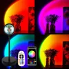 LED Projection Light RGB Sunset Light Remote Control USB Rechargeable IG Photo Theme Event TK Live Streaming Background Lighting 5