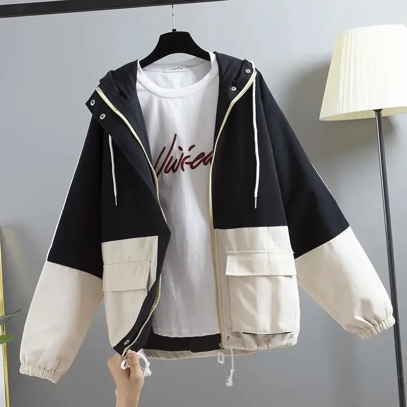 レディース トレンチ風 ウィンドブレーカージャケット ゆったり トレンチコート レディース 春コート スプリングコート ミドル丈