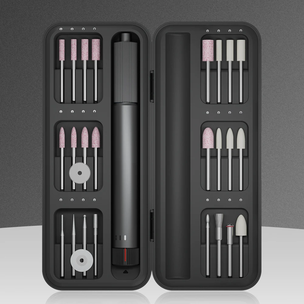 28 in 1 Electric Engraving Pen Smart Rotary Tools Wireless Portable Cordless Grinder for Carve Engrave Polishing Grind Home DIY 1