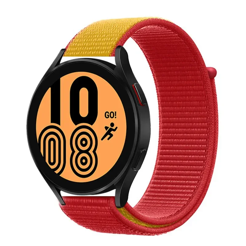Nylon Loop Sport Watch Band Bracelet, 20mm/22mm Adjustable Strap