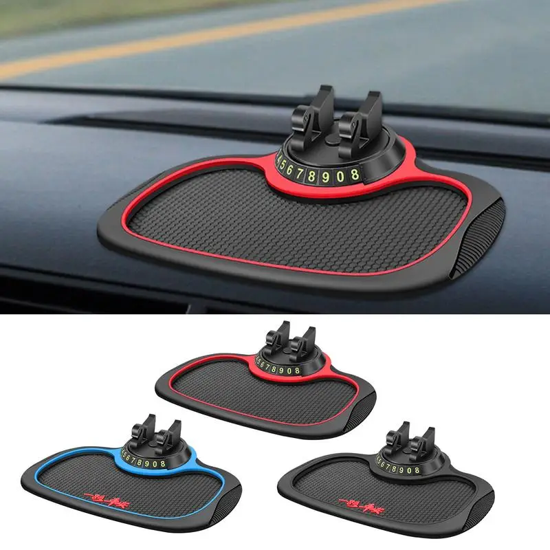 

Phone Mount Car Pad Multi-Functional Car Anti-Slip Mat Auto Phone Holder Car Dashboard Sticky Pad Strong Adhesion Phone Pad Mat