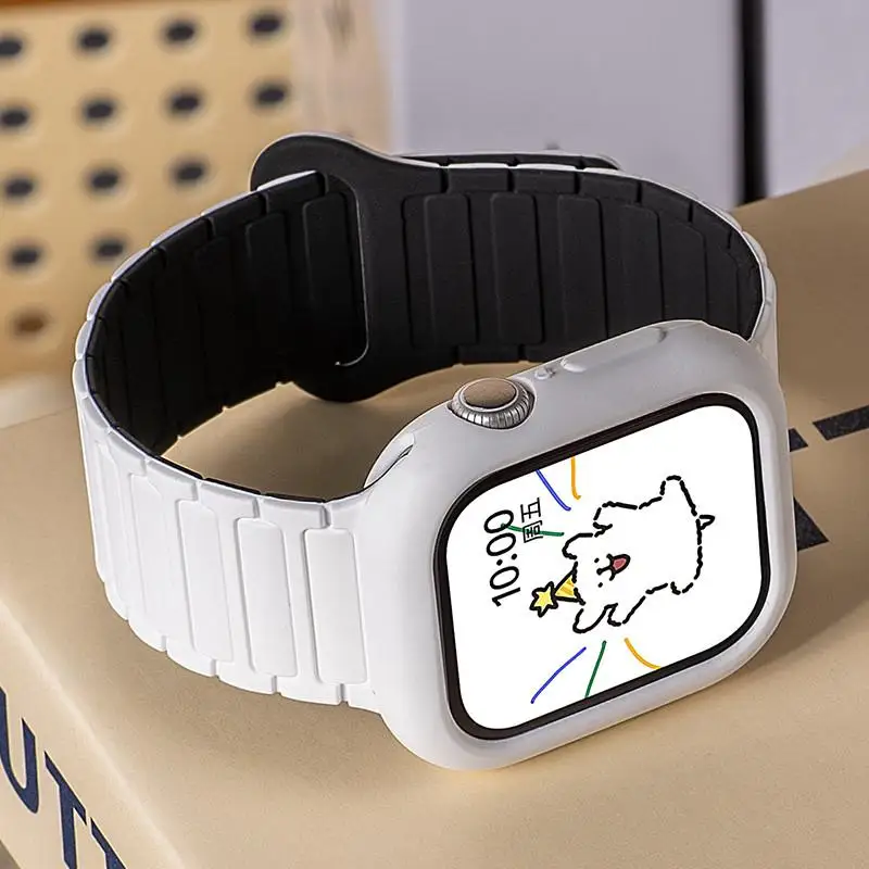 Silicone Magnetic Strap with Soft Case - Loop Wrist Bracelet