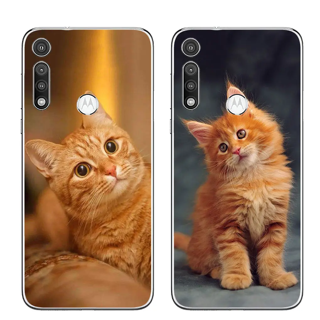 Adorable Cat Cartoon Soft Phone Case – Cute Kitten Design Protection Cover