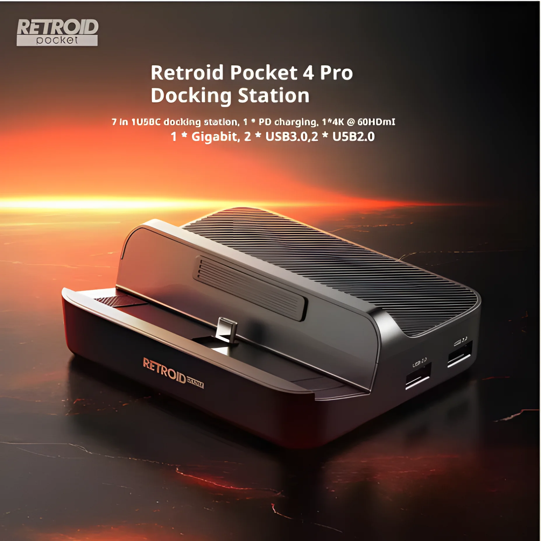 Retroid Pocket 5＆Retroid Official Dock Offical Retroid Pocket 5 Docking Station For Retroid Pocket