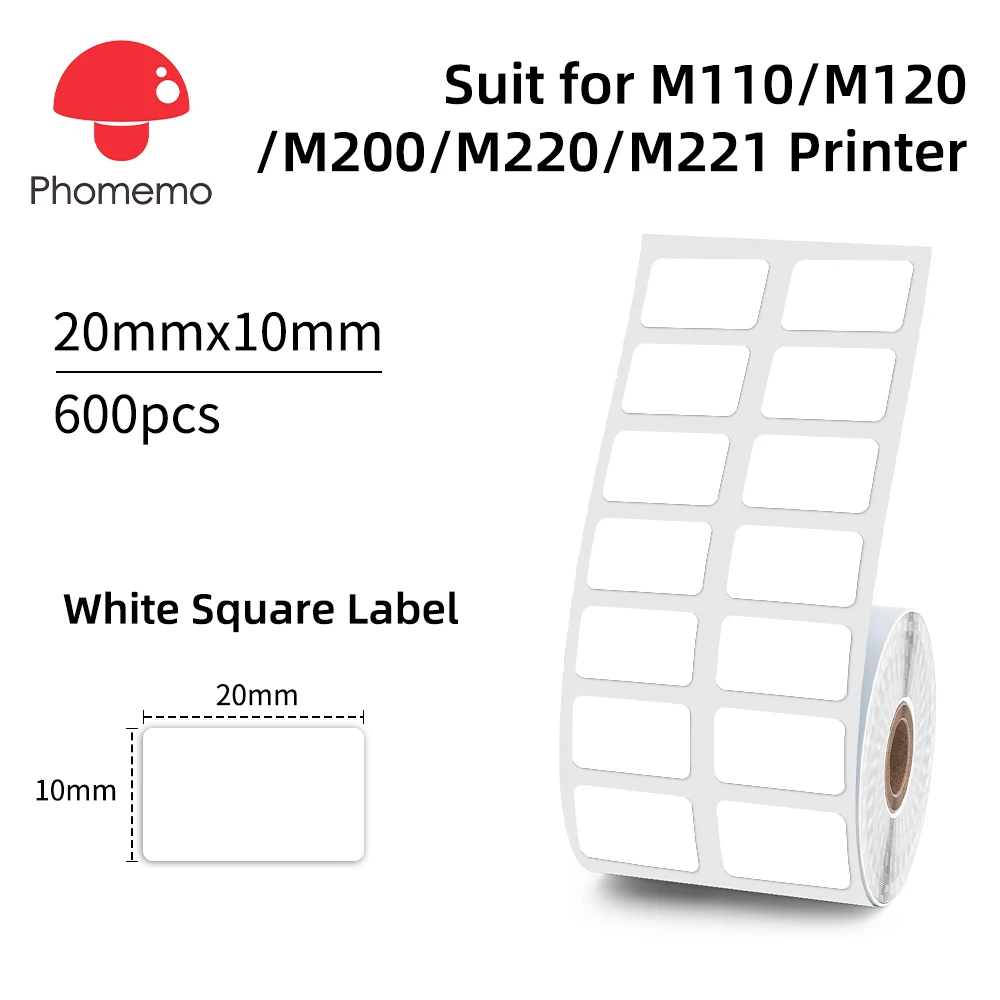 Compact Wireless Bluetooth Label Printer – Thermal, Portable, and Easy-to-Use with Free App Integration