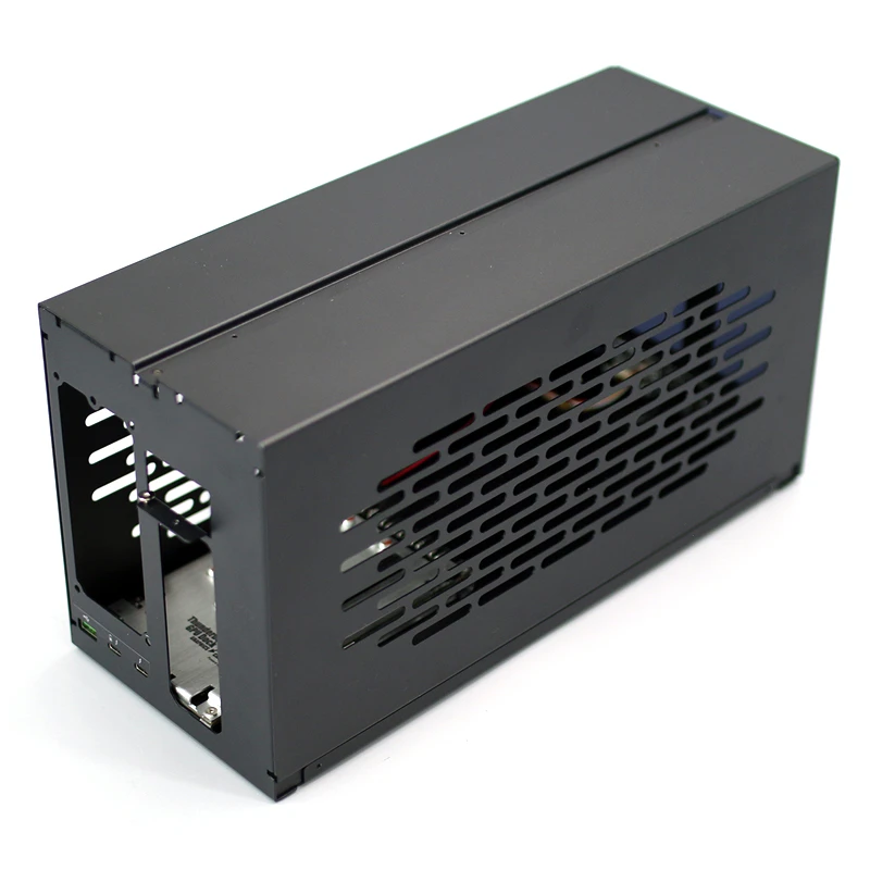 para Th3p4g3 Compatível com Thunderbolt Gpu Doca Metal Frame Mais Acrílico Side Plate Compatível para Atx Sfx Flex1u Fonte de Alimentação Case - Imagem 3