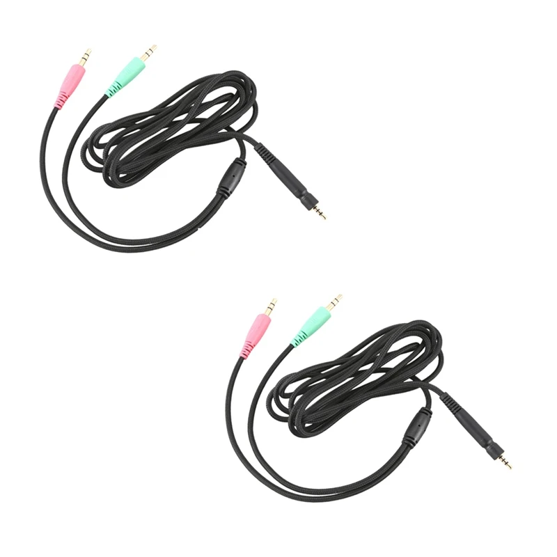 

2X Сменный кабель для наушников Sennheiser G4ME ONE GAME ZERO 373D GSP 350 / GSP 500 / GSP 600 (версия ПК 2 метра)