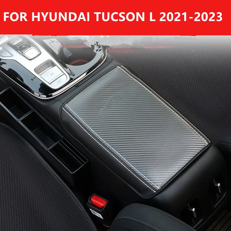 

Кожаный подлокотник для HYUNDAI TUCSON L 2021-2023, чехол для автомобильного сиденья, центральный подлокотник консоли, защитный коврик, автомобильные аксессуары