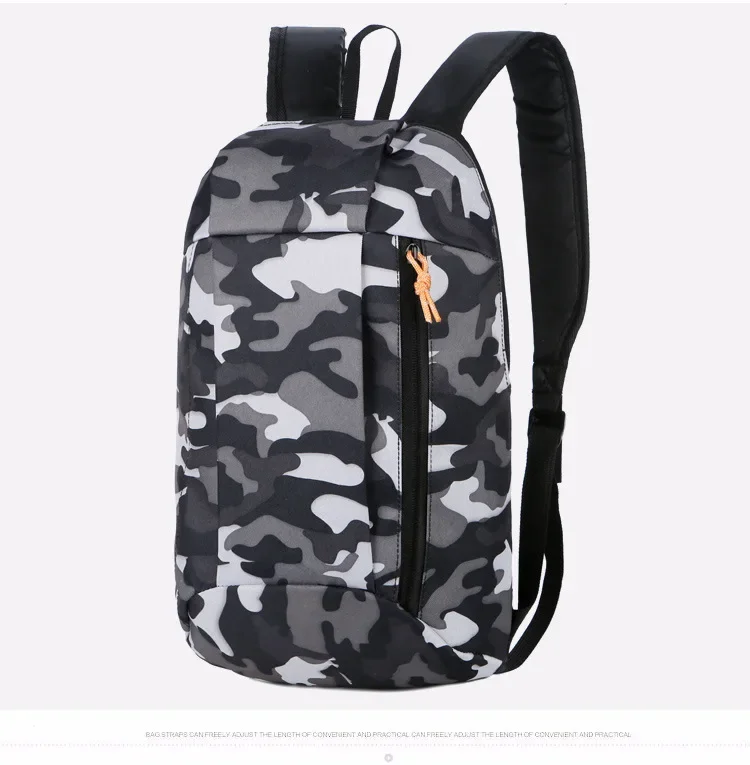 

Outdoor Sports Lightweight Camouflage Backpack Travel Mountaineering Bag Zipper Adjustable Belt Camping Mountaineering Men Ladie