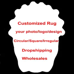 Custom Rugs for Philip Soft Plush Tufted Carpet Round Square Irregular Home Decor Non-slip Absorbent Bathroom Floor Mat Doormat