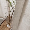 1/2pcs Linen Gauze Curtains,Japanese Hemp Material,Log Wind,Balcony Bay window,Living Room,Bedroom Gauze Curtains（Customizable ） 6