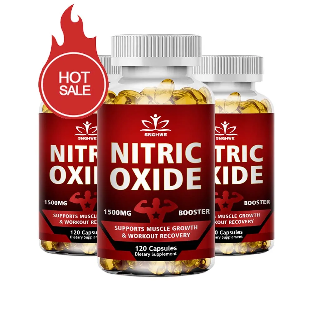 Nitric Oxide Booster Pre-Workout Boosts Muscle, Pump, Energy and Endurance,Performance & Muscle Mass,L-arginine Supplement