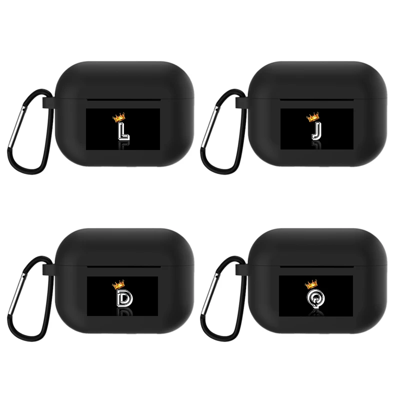 Custodia In Silicone Crown Letter Cartoon Per Apple Airpods 1 O 2 Cover Antiurto Per Apple Airpods 3 Pro Airpods Pro2 Custodie Per Auricolari