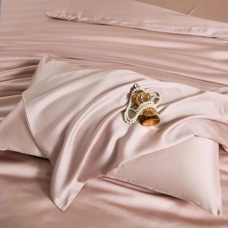 1PC 100% Lyocell fiber Pillowcase 48x74cm Super Soft Solid Color Pillow Case Bedding Envelope PillowCover For Home/Hotel 6