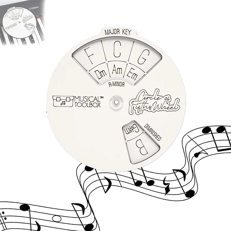 Music Chord Tool Circle Of Fifths Wheel Wood Chord Tools Circle Wheel Expand Your Playing Ability Song Writing And Music Exploration Must Have