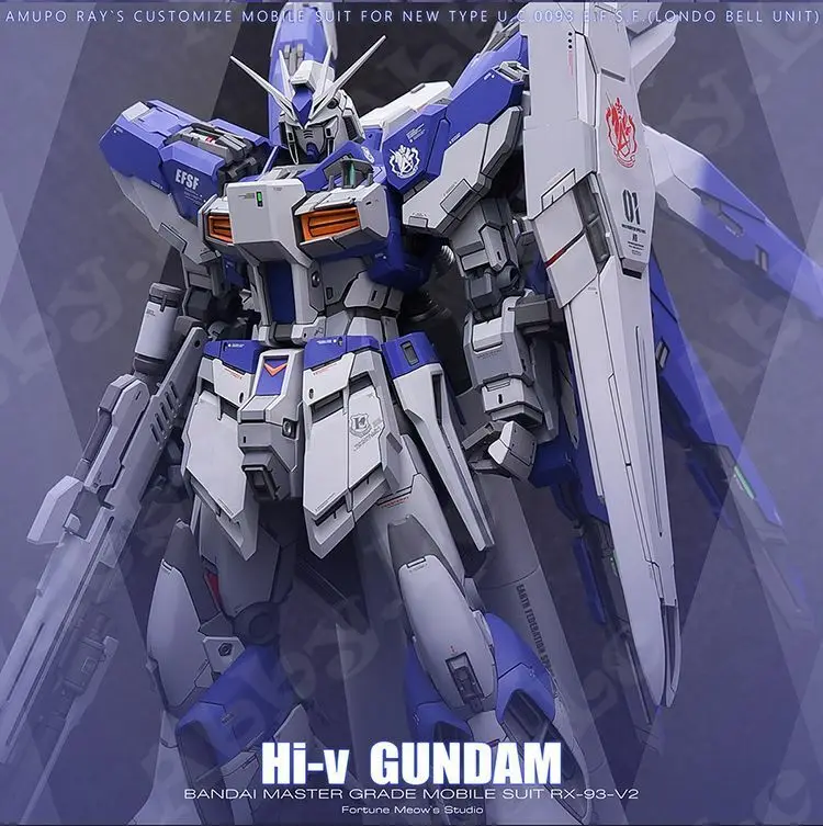 Fortune Meow’s Studio 1/100 MG RX-93 V Fortune Meow's 1/100 RX93 Nu Gundam ver.KA Conversion Kit