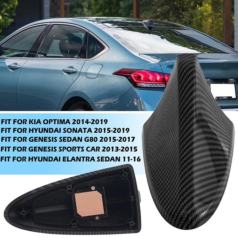 CarSharkFinRoofAntennasCoverBlackAerialReplacementCar