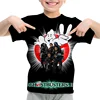 Cartoon Anime T-Shirt Ghostbusters Print Children's T-Shirts Summer Short Sleeve Boys Girls Tops Clothes Kids T Shirt 4-14 Years 3
