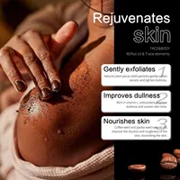 KYLIEFIT Coffee & Brazilian Nut Shea Sugar Scrub, Lightening, Whitening, Exfolilate, Nourishing, Cleaning Skin, for Face, Body 3