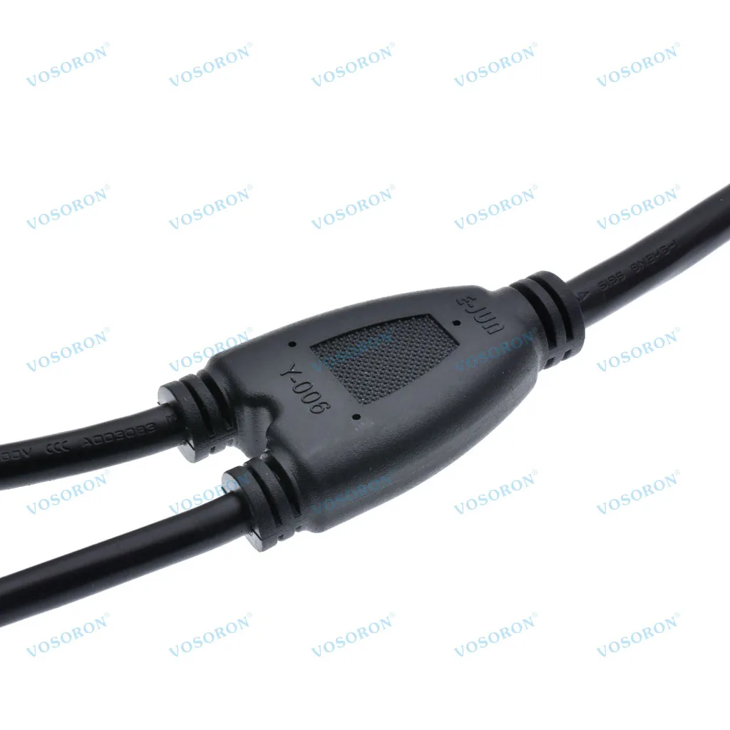 헤비 듀티 스플리터 전원 코드 IEC320 C20 남성형에서 2X C13 듀얼 여성형 Y 스플리터 케이블 40cm 서버 PDU UPS 전원 코드