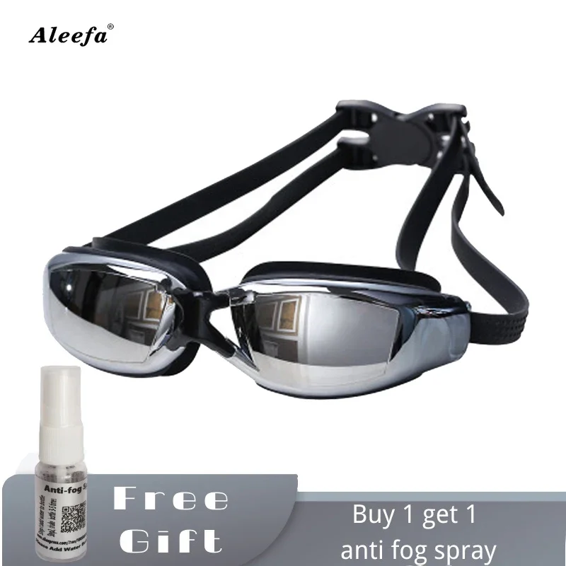 

Men Women Myopia Swimming Goggles for Adult with Anti-fog Spray, Pool Glasses Waterproof