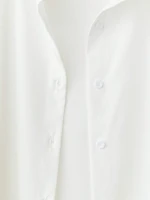 Plus Size Pendant Pleated Dress White Shirt Holiday Casual Two Piece Suit Teenage Style Graduation Season Sweetie - Image 4