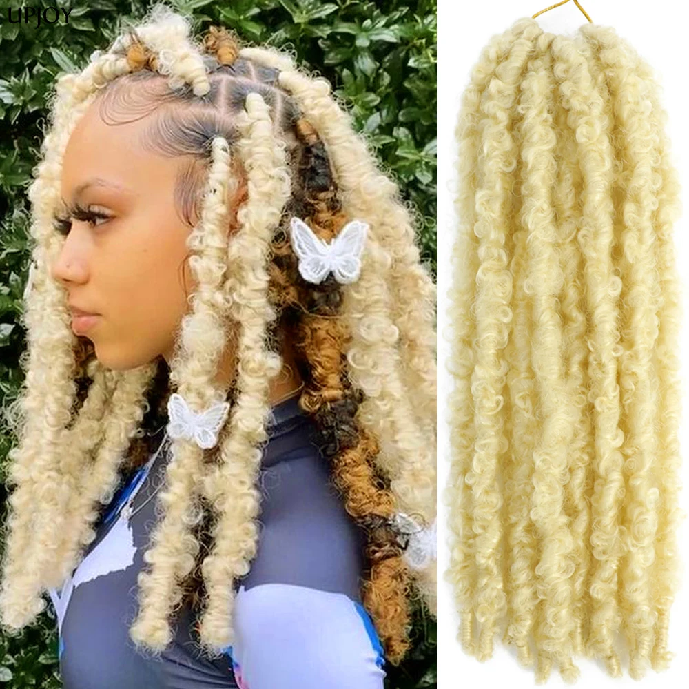 14 12 inch Butterfly Faux Locs Crochet Hair Braids Pre looped Distressed Goddess Butterfly Soft Locs Crochets Braids Cheveux Lok 4