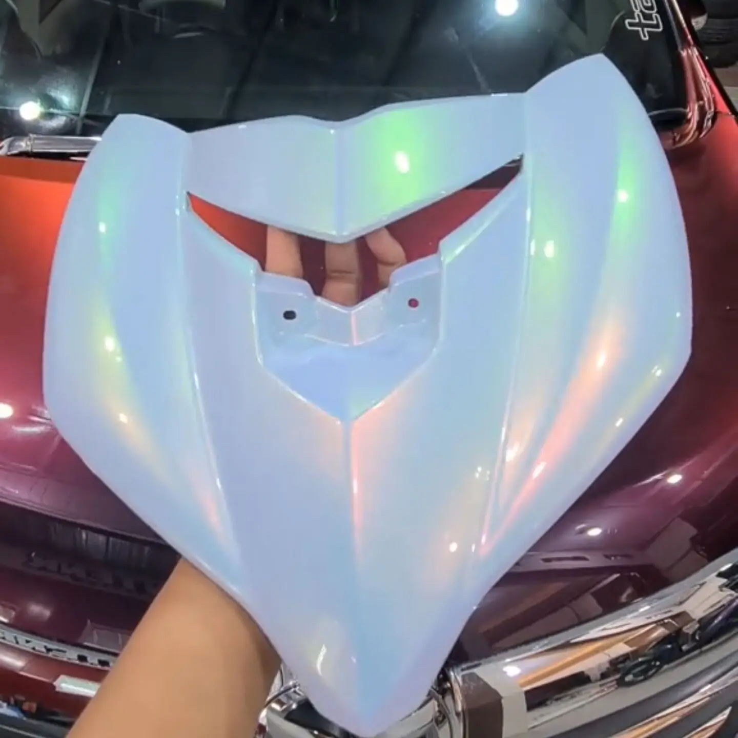 Rainbow White Super Chameleon Automotive Paint Pigment Powder