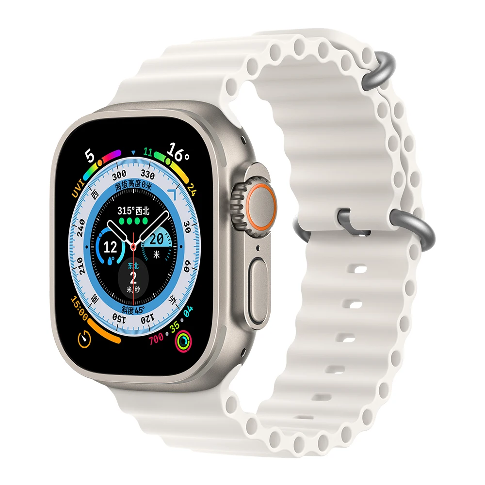Silicone Watch Band Apple original for ultra series 10 SE 42mm 44mm 45mm 46mm 49mm Bracelet