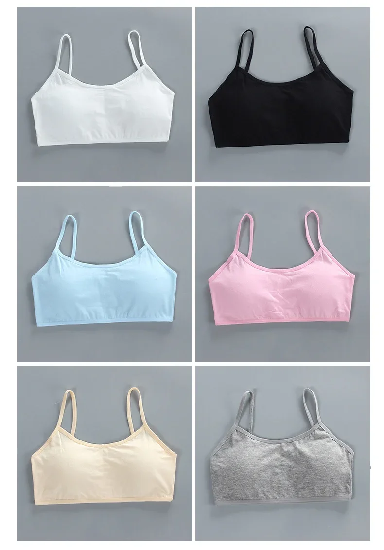 Girl Bra Tops for Teens 12 Years Underwear 13 XS Lingerie Children Sport Training Bras Tank Kids Undies Undercloth 7-14T 10 9
