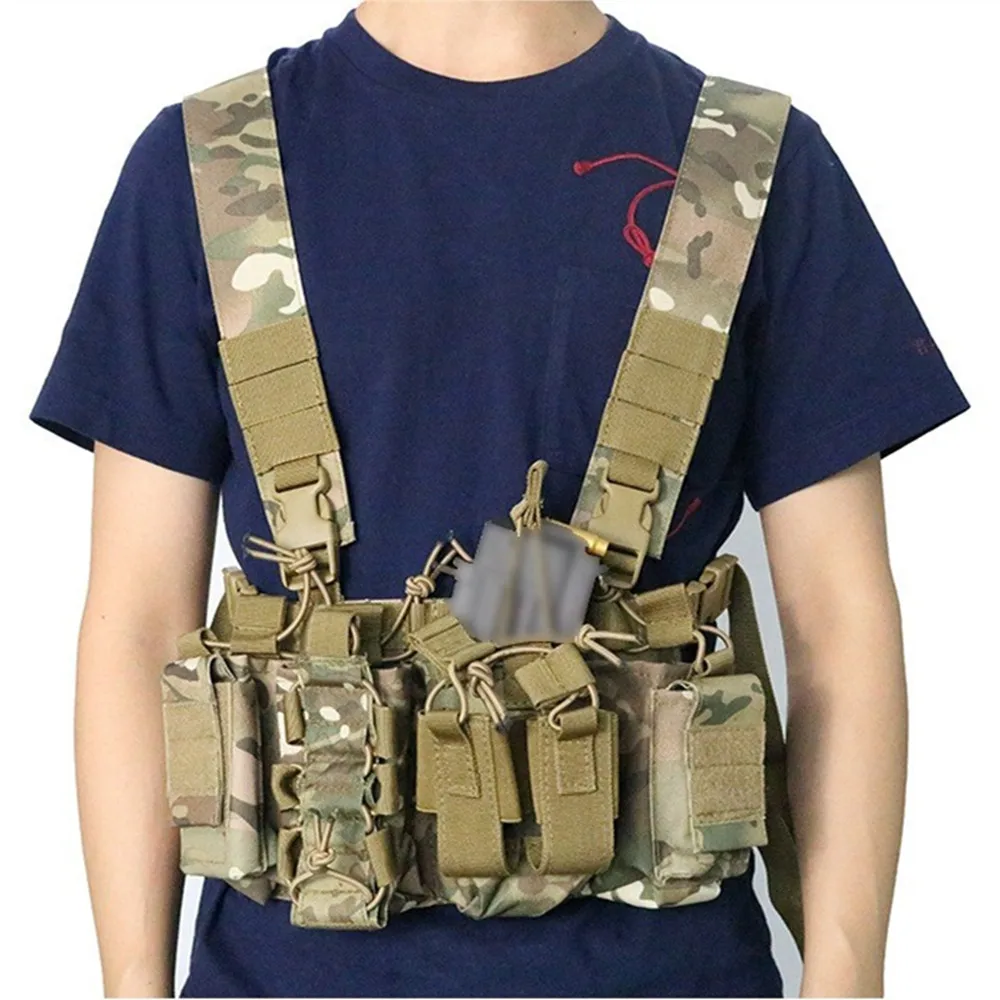 military-tactical-vest-chest-hang-radio-bag-harness-front-holster-molle-rig-belly-pockets-airsoft-hunting-waist-pouch-adjustable